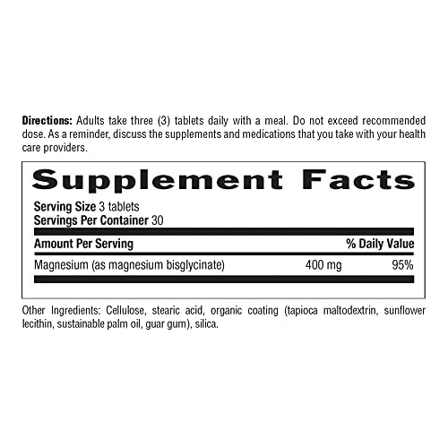 Chelated Magnesium Glycinate 400mg Tablets a7