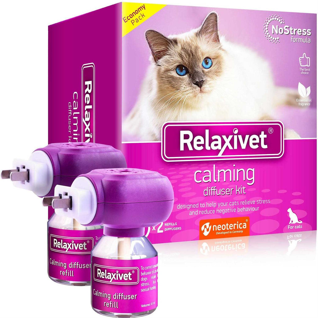 Beloved Pets Cat Calming Diffuser &amp; Pet Anti Anxiety Products Feline Calm Pheromones Plug in &amp; Cats Stress Relief Comfort Helps with Pee - Pet Supplies online store