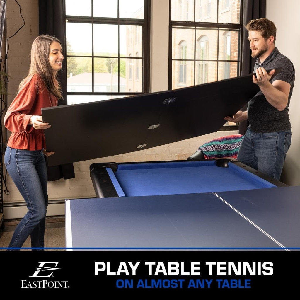 Ping Pong Conversion Top Foldable Table Tennis Topper Blue k7m