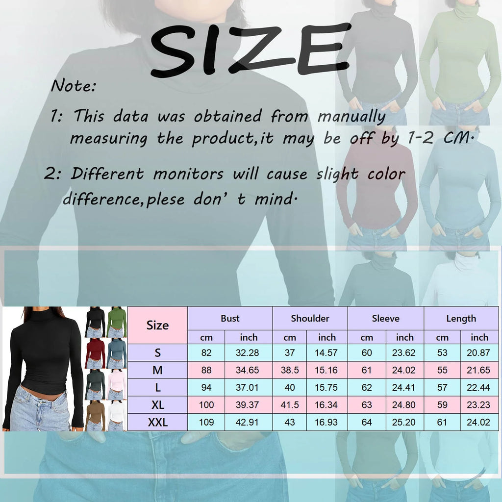 Long Sleeve Crop Tops for Women V Neck Slim Fit Winter Shirts k7m