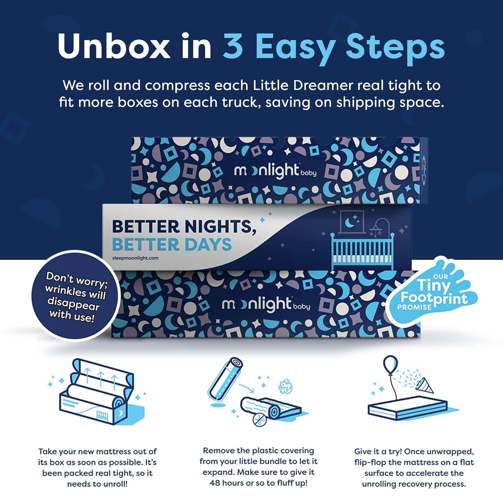 Crib Mattress Firm Dual Sided Waterproof 5in k7
