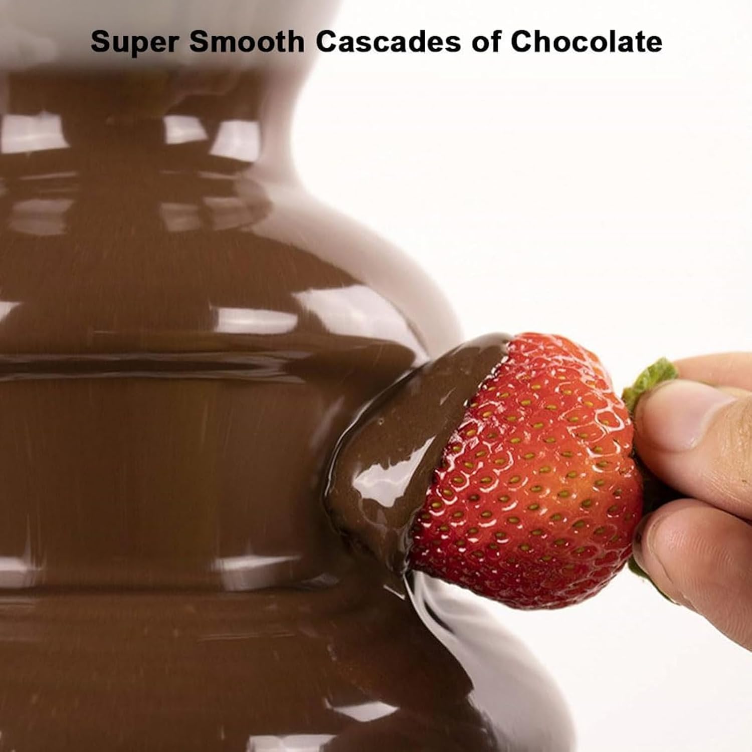 Chocolate Fountain 3 Tier Fondue Machine for Parties 8a3