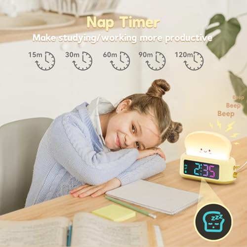 Kids Alarm Clock with Night Light and Timer k7p