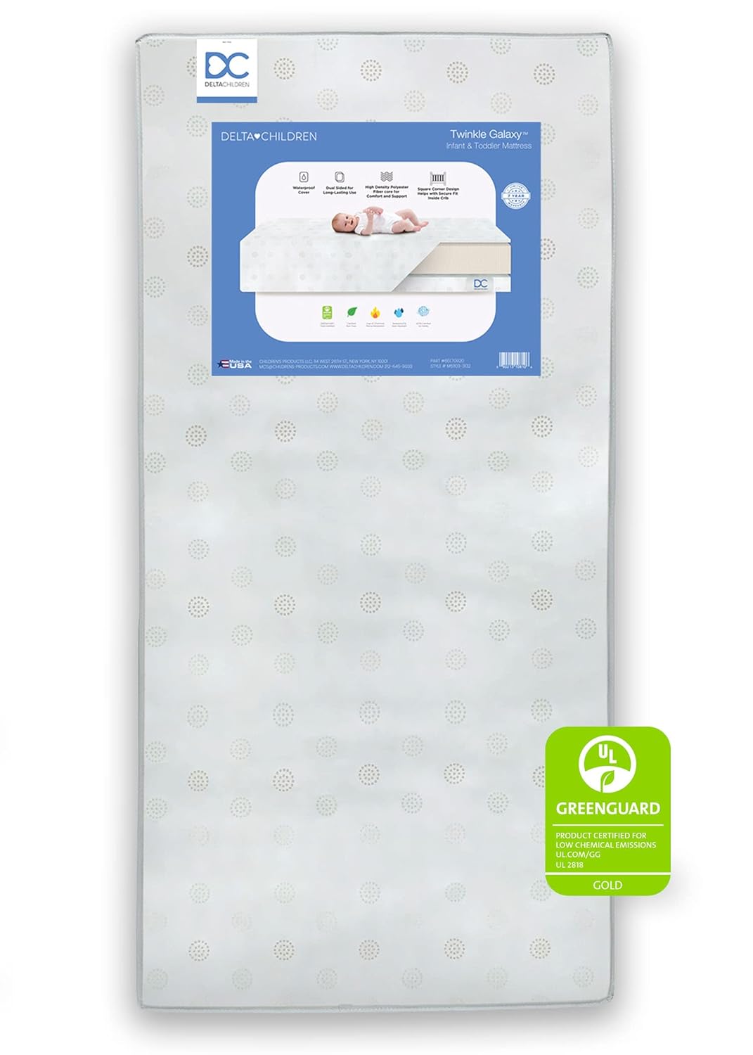Toddler Bed and Dual Sided Crib Mattress Bundle k7m