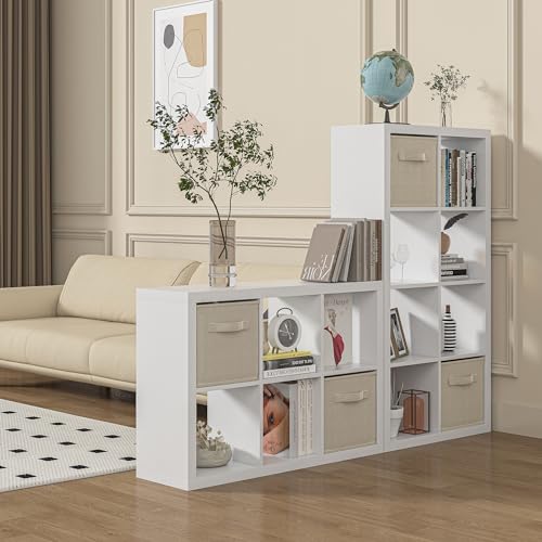 Cube Storage Organizer White with Bins a7