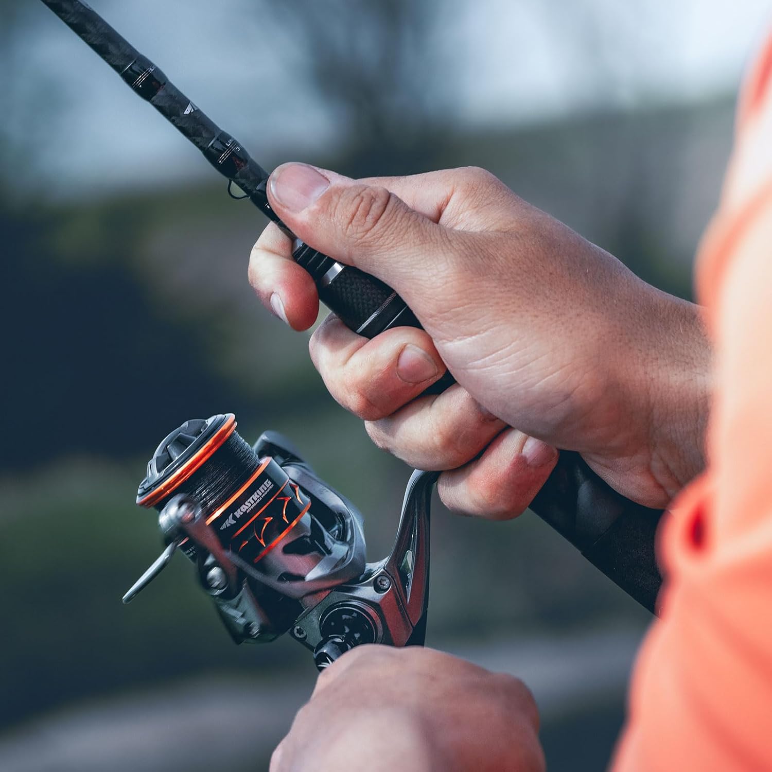 Spinning and Ice Fishing Reel 1000 SFS Carbon Body Lightweight 4.6 Oz a7