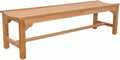 Anderson Teak BH-067B - No Cushion Hampton 3-Seater Backless Bench