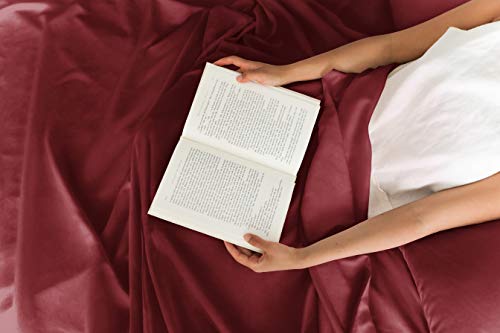 Queen Size 4 Piece Cotton Sheet Set Light Grey a7