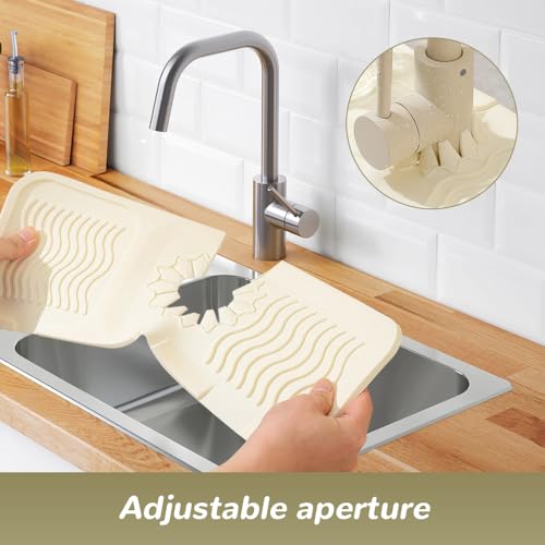 Kitchen Sink Silicone Draining Mat Fast Drying Stone Sink Tray a7