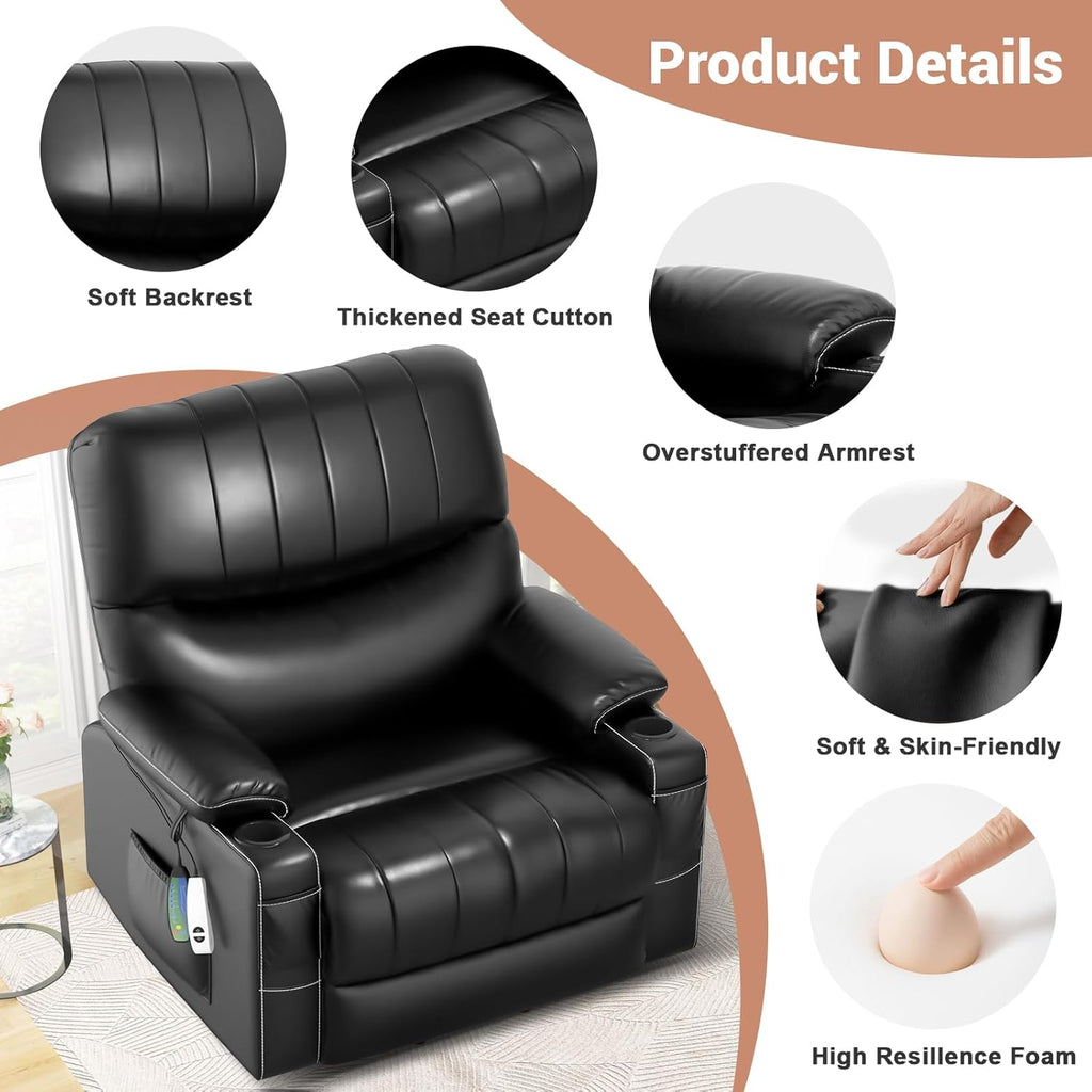 Power Lift Recliner for Elderly with Heat Massage a7