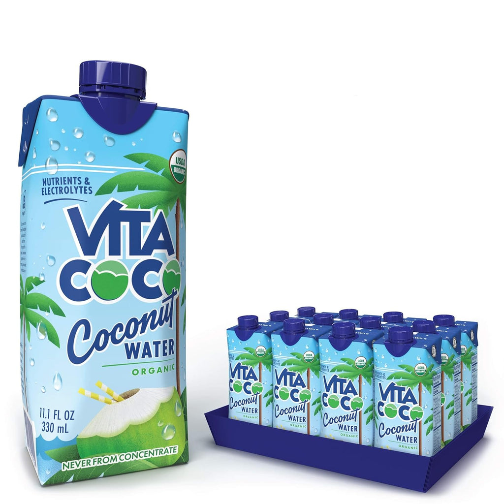 Coconut Water Pure Organic Natural Electrolytes 12 Pack A7