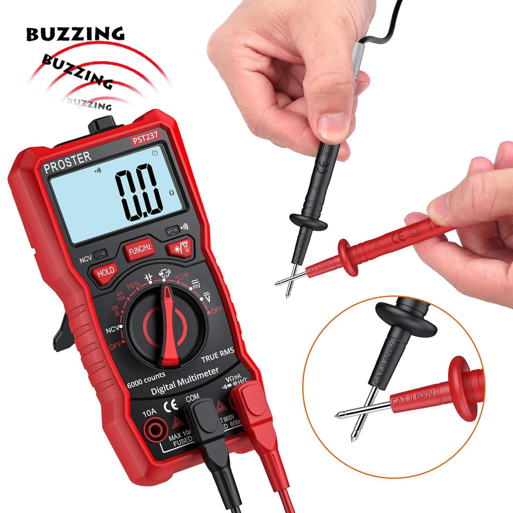 Digital Multimeter 6000 Counts TRMS NCV Tester k7
