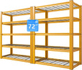 REIBII 72" H Garage Shelving Heavy Duty 2000LBS, Adjustable Storage Shelves Metal Shelving Units and storage 5-Tier Heavy Duty Shelving Pantry Industrial Shelves Storage Rack 35.8"W x 16.1"D x 72"H
