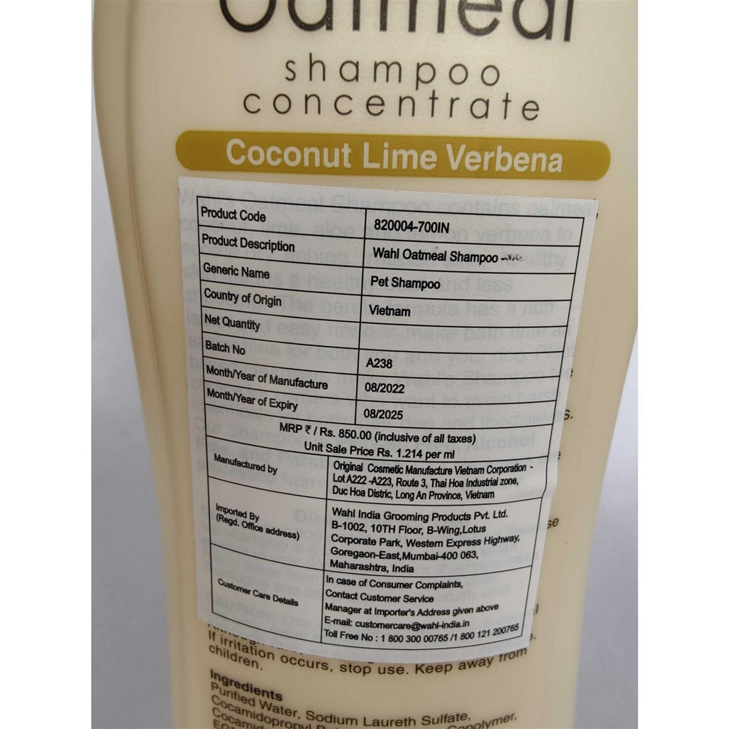 Oatmeal Coconut Lime Verbena Shampoo Concentrate k7p