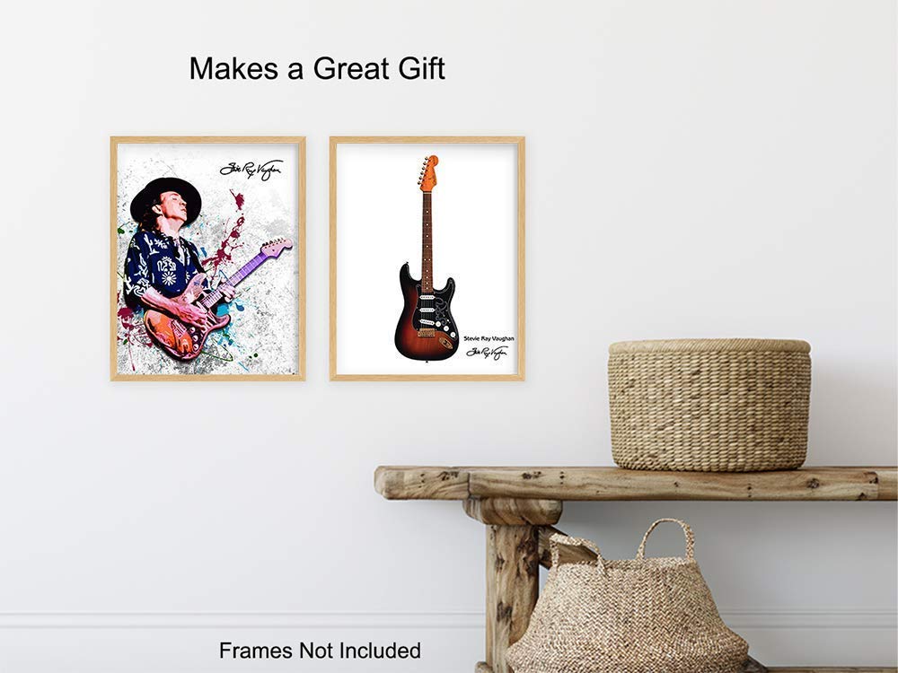 Blues Guitar Wall Art Print Poster Set 8x10 Unframed k7