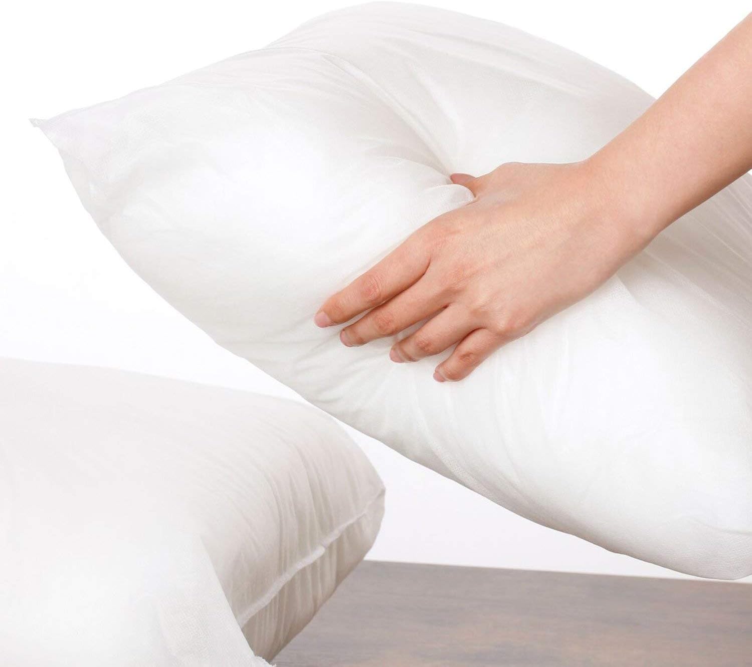 18x18 Pillow Inserts Outdoor Pack of 4 Water Resistant Hypoallergenic Square Cushion Stuffer Forms a7