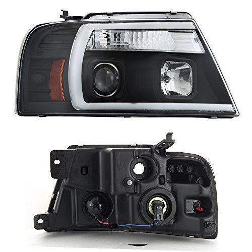 LED Projector Headlights Pair for Ford F150 Pickup 2004-2008 k7m