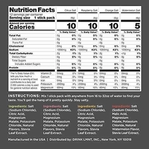 Electrolyte Drink Mix Variety Pack 12 Count a7