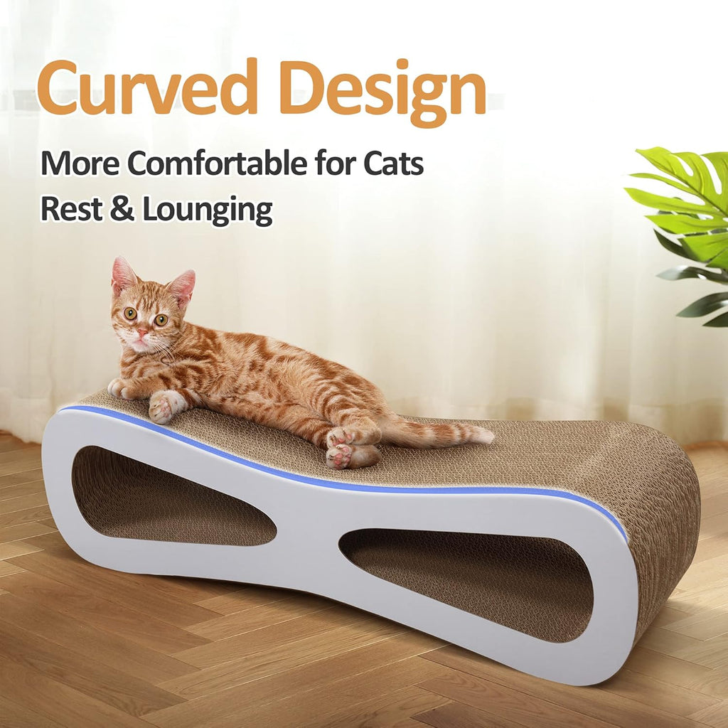 Cat Scratcher Lounge Cardboard Bed Grey a7