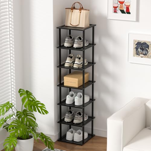 Bamboo Shoe Rack Organizer for Entryway Closet a7