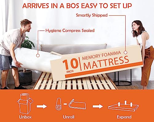 Gel Memory Foam Queen Mattress Cooling Bed in a Box k7