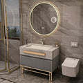 Bathroom Vanity with Sink - Bathroom Vanity Set includes Smart Defog Mirror, Modern Bathroom Sink Cabinet, Large Capacity Storage Space Bathroom Vanity, Gifts for Wife and Daughter (48")