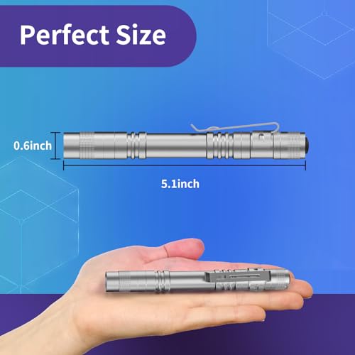 UV Black Light Flashlights 4 Pack 395nm Mini Pen Lights with Clip a7