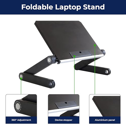 Adjustable Laptop Stand for Desk Portable Ergonomic Riser a7