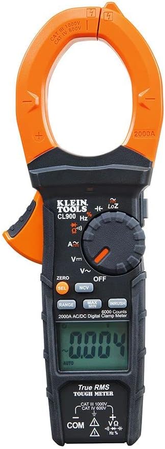 Clamp Meter, Auto Ranging TRMS, AC/DC 2000A, NCVT k7