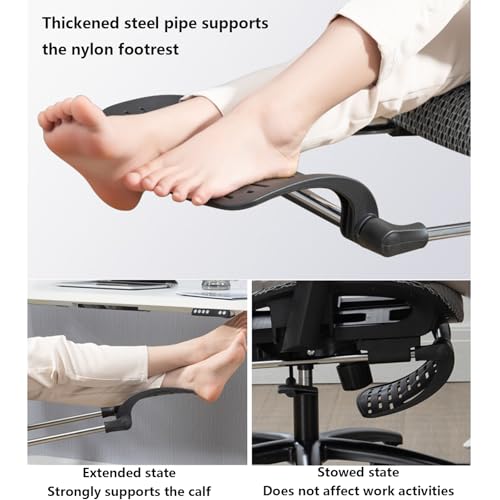 Ergonomic Mesh Office Chair with Lumbar Support and Adjustable Headrest k7m