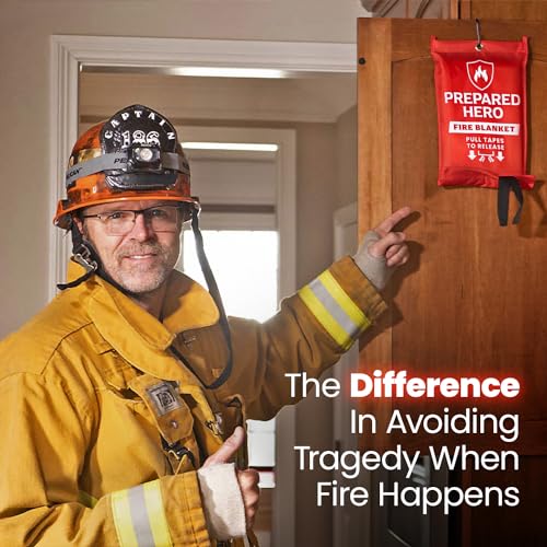 Emergency Fire Blanket 40x40 for Kitchen Home Fiberglass a7