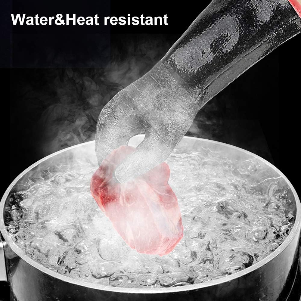 Extreme Heat Resistant Grill Gloves Waterproof Long Sleeve 14 Inch k7m