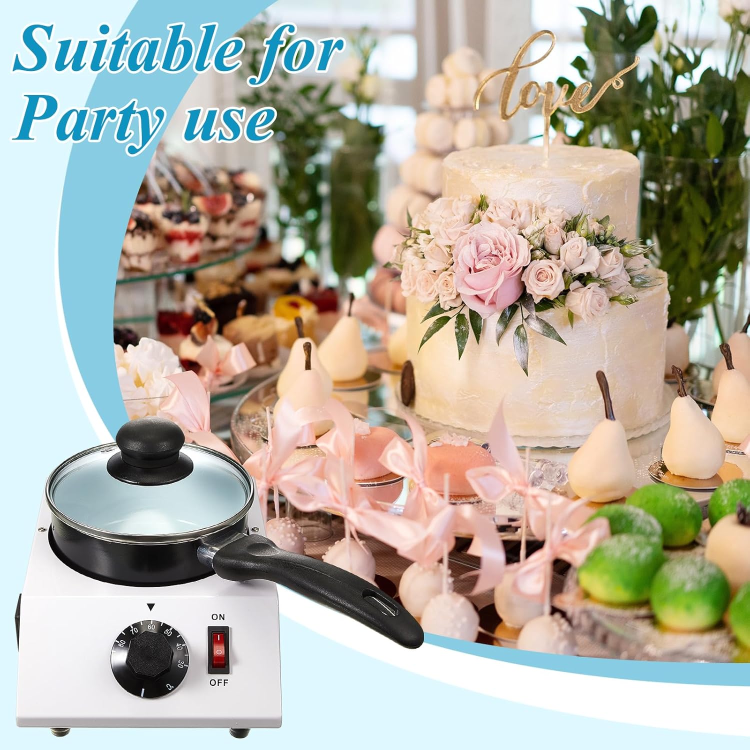 Chocolate Melting Machine with Silicone Spatula a7