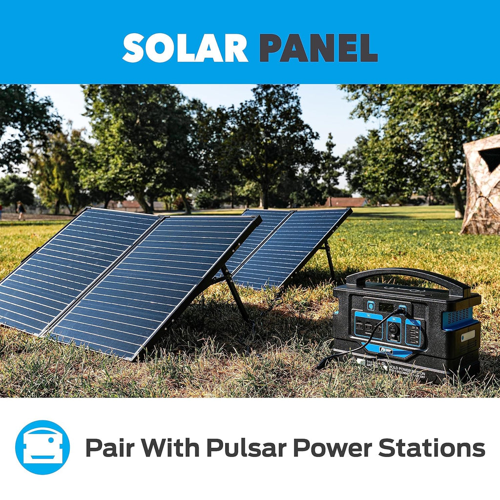 Solar Panel 100W Portable for RV Power Station Black k7