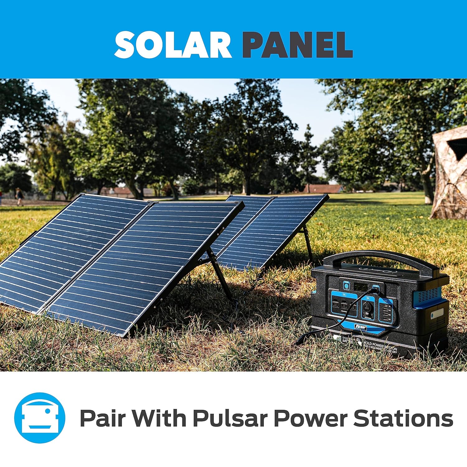 Solar Panel 100W Portable for RV Power Station Black k7