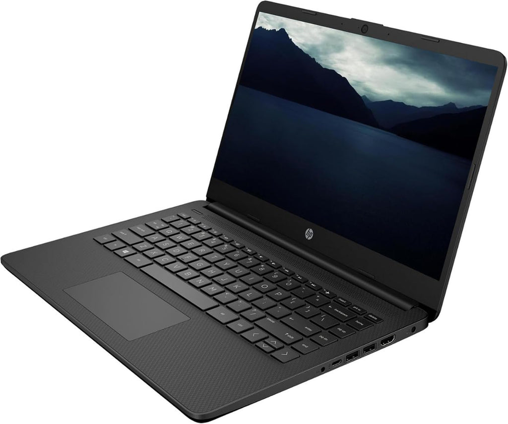 Laptop 14 inch HD Intel Celeron 8GB RAM 128GB Windows 11 Black k7