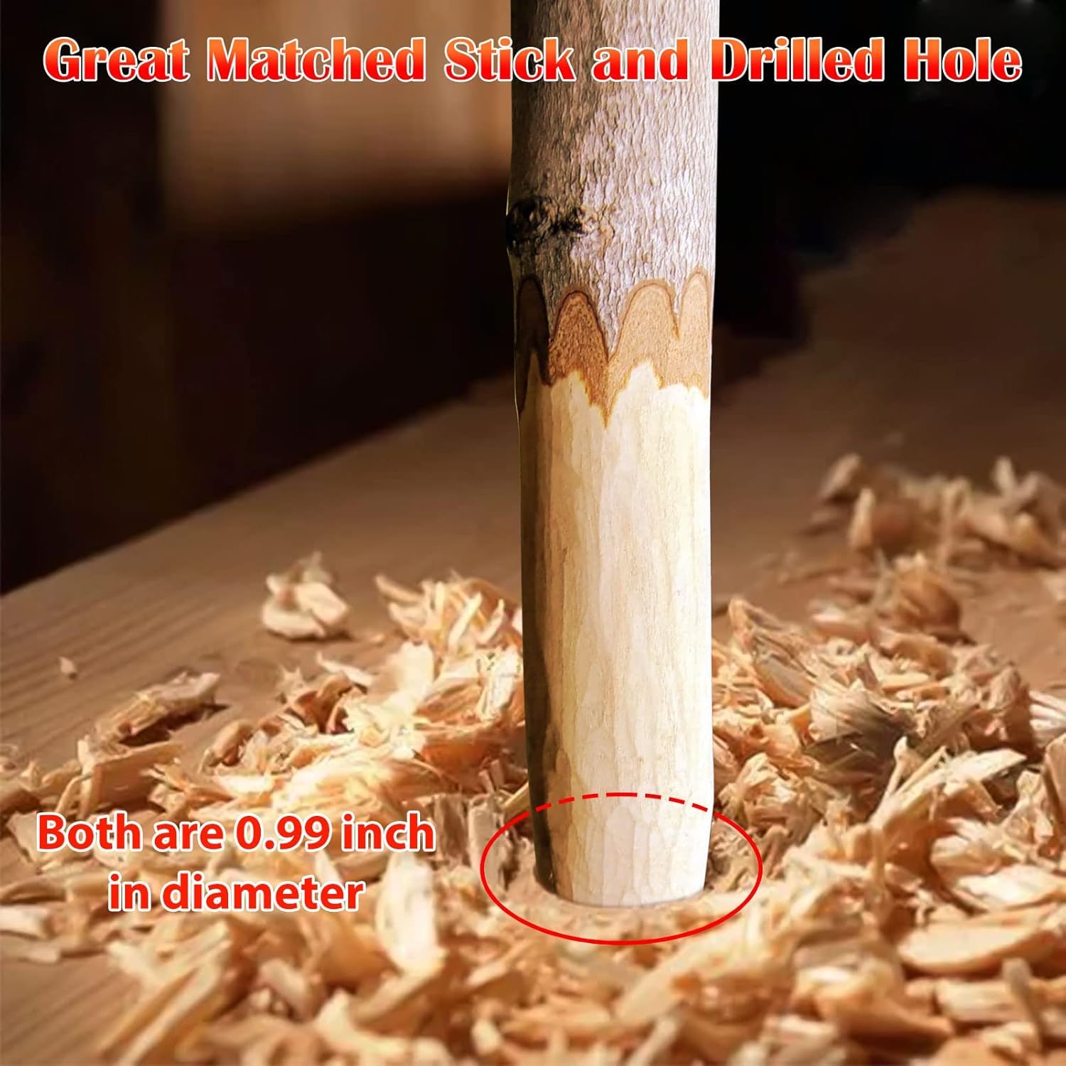 Bushcraft Hand Auger Drill with Wood Peg for Camping a7