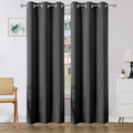 Joydeco Blackout Curtains 108 Inch Length 2 Panels Set, Thermal Insulated Long Curtains& Drapes 2 Burg, Room Darkening Grommet Curtains for Bedroom Living Room Window(Light Beige, W52 x L108 Inch)