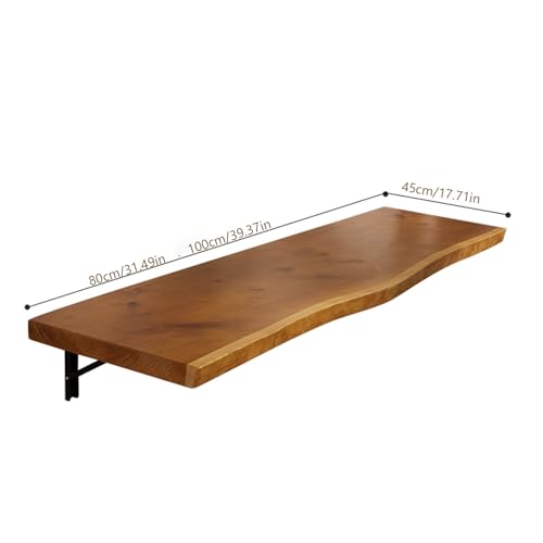 Foldable wall desk for small spaces solid wood a7