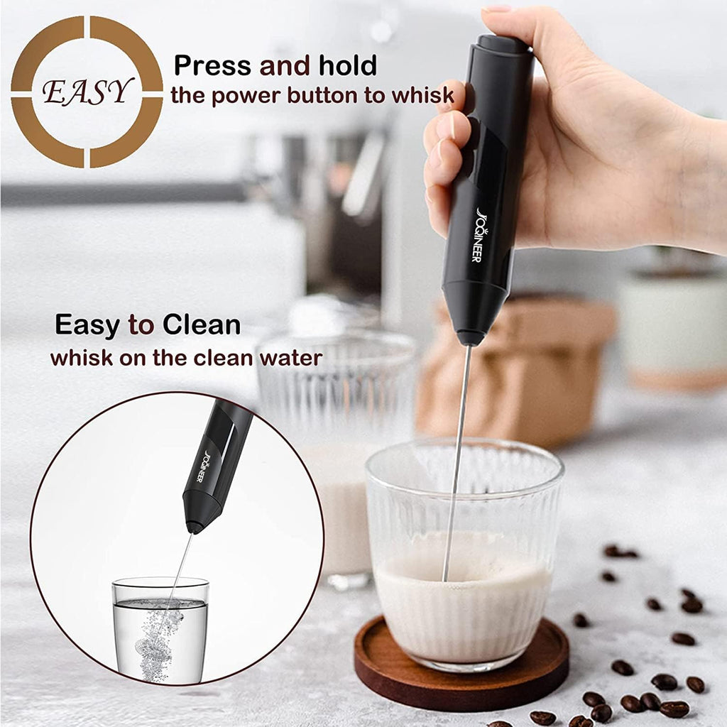 Milk Frother Handheld Electric for Latte Coffee Hot Milk a7