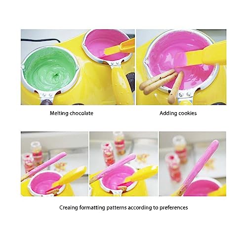 Chocolate Fondue Melting Machine with Pot and Fork Set k7m