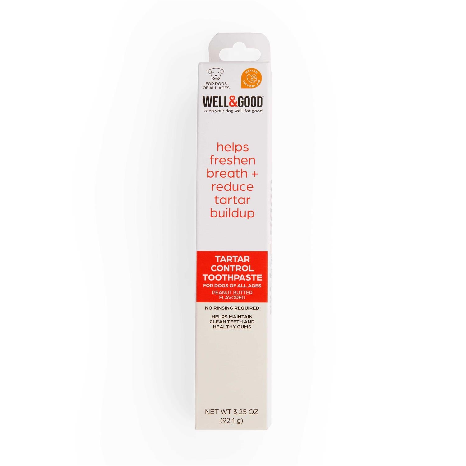 Well &amp; Good Tartar Control Toothpaste for Dogs - Pet Supplies online store