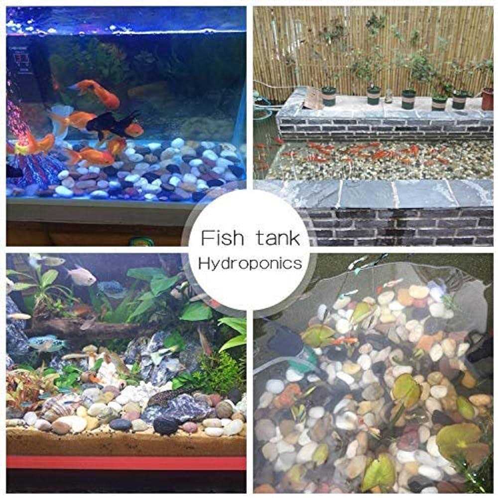 Polished River Pebbles Gravel for Plants Aquariums k7m