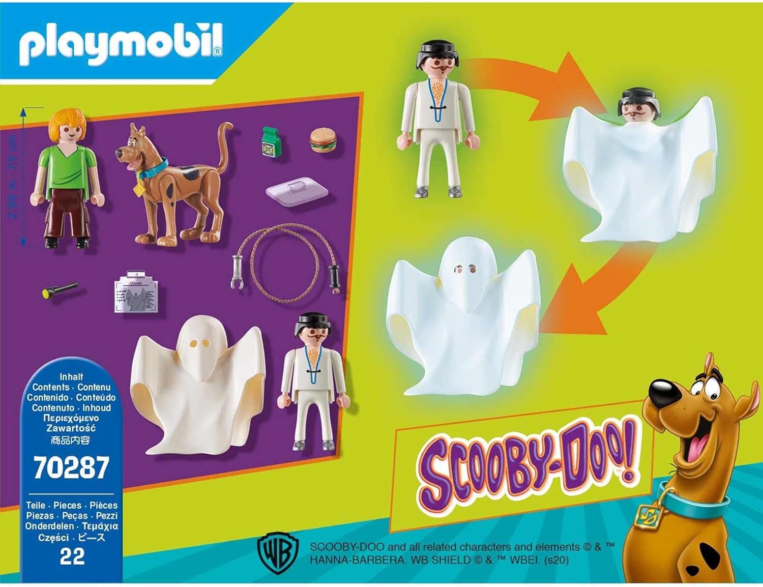 Scooby-Doo Figure Set with Ghost a7