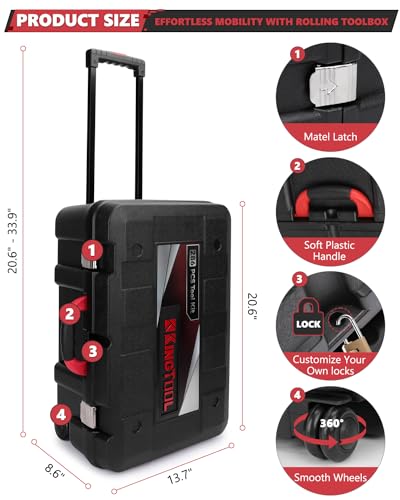 325 Piece Home Repair Tool Kit with Toolbox Storage Case k7
