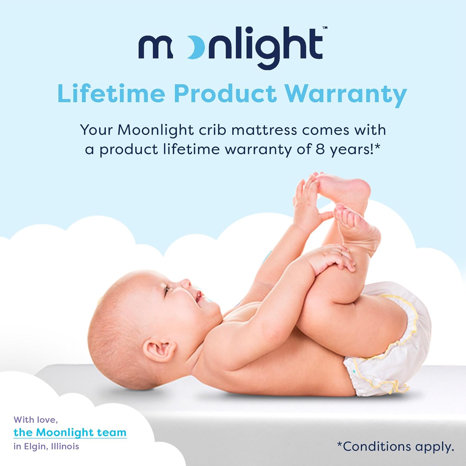 Crib Mattress Firm Dual Sided Waterproof 5in k7