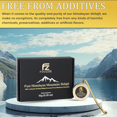 Himalayan Shilajit Resin with Fulvic Acid 10g k7m