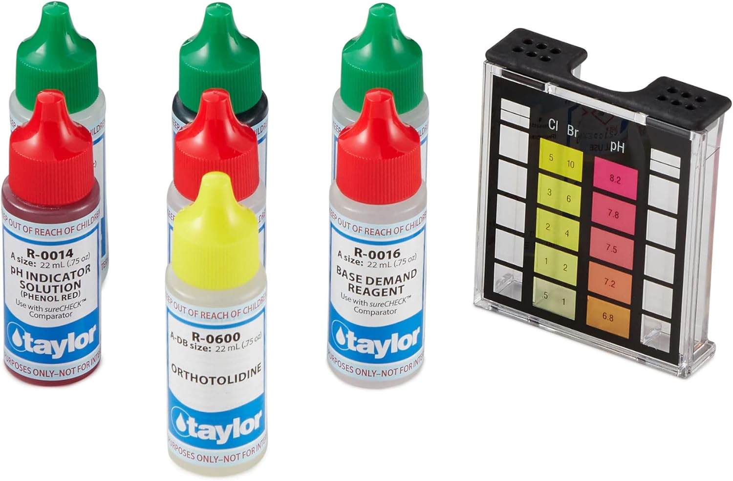 Pool Chlorine Bromine pH Test Kit a7