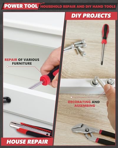 325 Piece Home Repair Tool Kit with Toolbox Storage Case k7