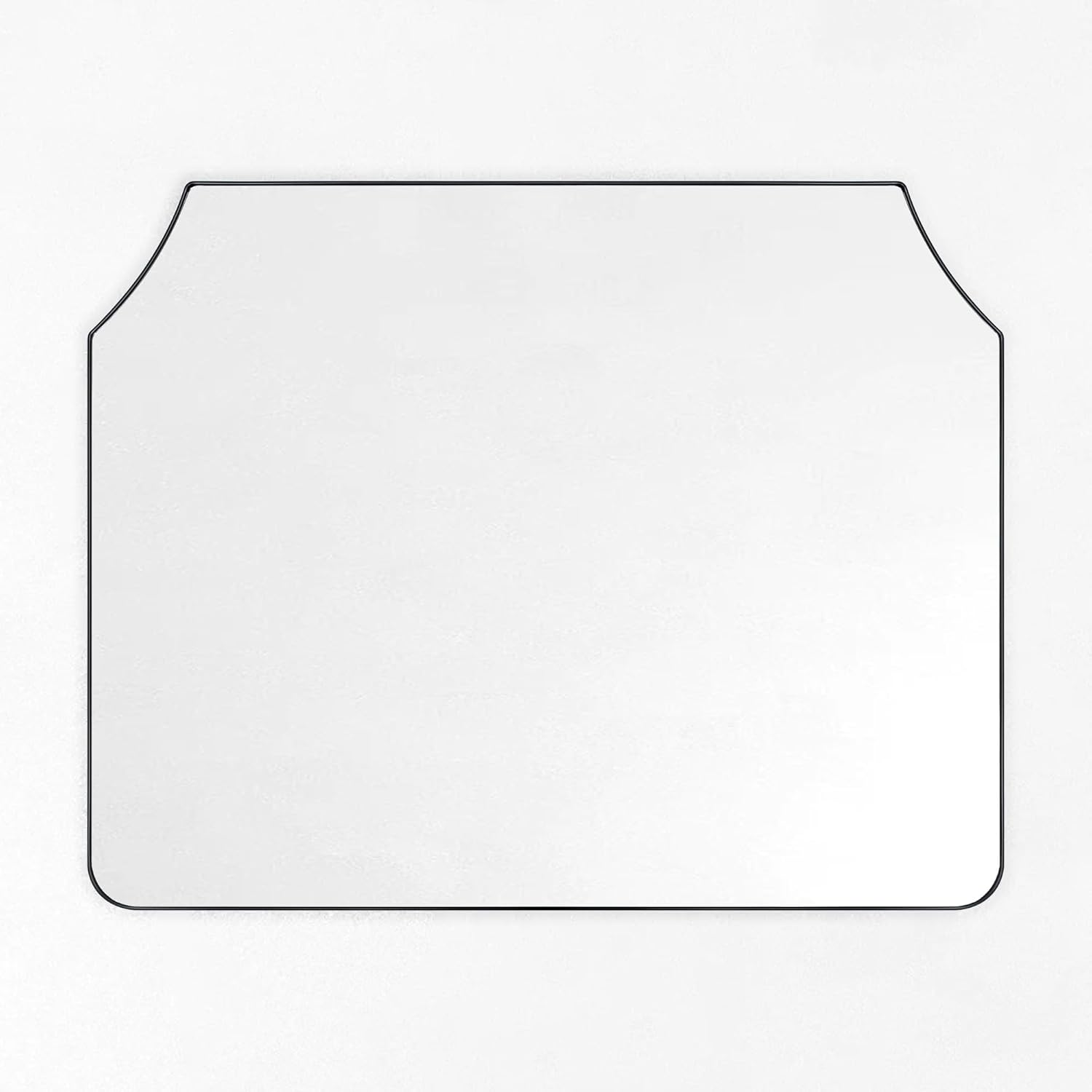 Large Black Arched Mantel Mirror 32x40 k7